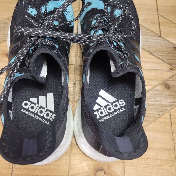 ? Adidas Parley x Speedfactory AM4 Black Blue Spirit Mens Shoes FV8177 Size 8.5 main image 6